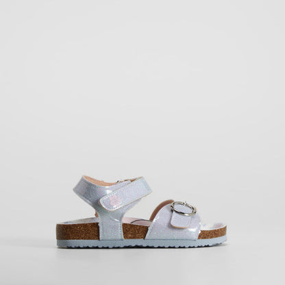 Sandalia bio velcro azul STITCH