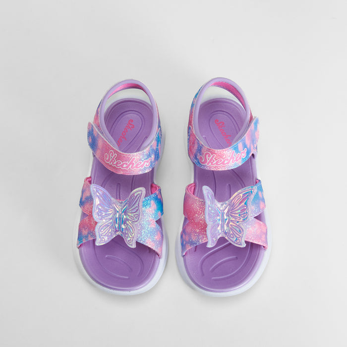 Sandalia Jumpsters 4 mariposa rosa SKECHERS