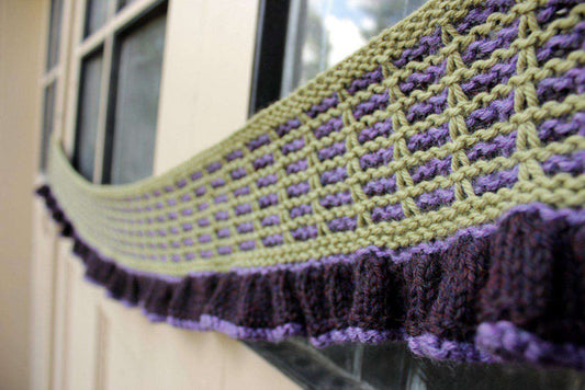 Shadowbox Scarf by Meghan Jones *Pattern*-Patterns-Meghan Jones-Alpaca Direct