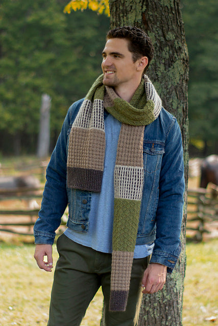 Shelter Scarf by Amy Gunderson *Universal Pattern*-Patterns-Universal Yarns-Alpaca Direct