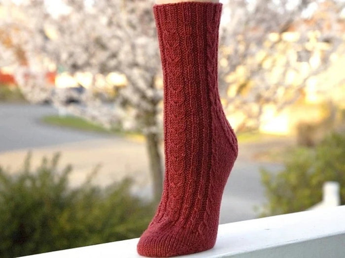 Stick Chick Knits Lambda Sock *PATTERN ONLY*-Patterns-Stick Chick Knits-Alpaca Direct