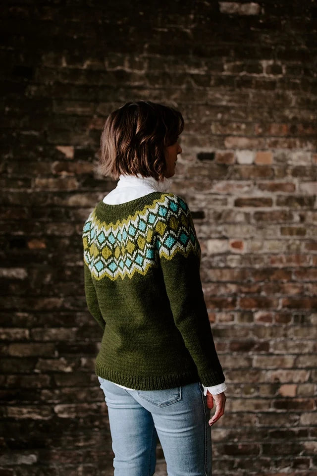 Sugarplum Sweater By Knitterella-Patterns-Alpaca Direct-Alpaca Direct