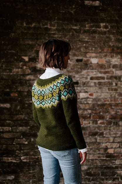 Sugarplum Sweater By Knitterella-Patterns-Alpaca Direct-Alpaca Direct