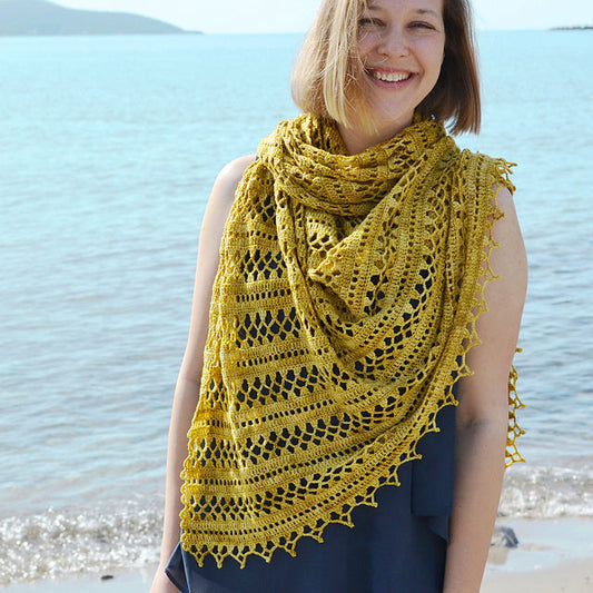 Suncatcher Shawl by Lena Fedotova-Patterns-Lena Fedotova-Alpaca Direct