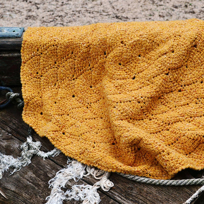 Tunisian Crochet Shell Blanket by Lena Fedotova-Patterns-Lena Fedotova-Alpaca Direct
