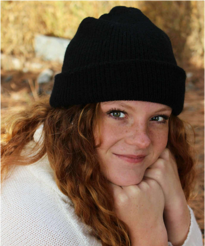 Women's Double Knit English Alpaca Hat-Apparel-Alpaca Direct-Alpaca Direct
