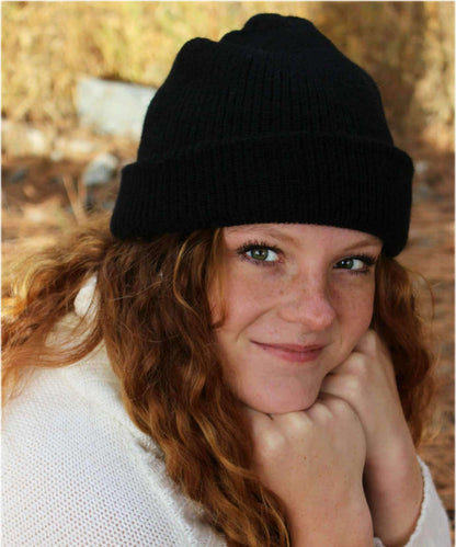 Women's Double Knit English Alpaca Hat-Apparel-Alpaca Direct-Alpaca Direct
