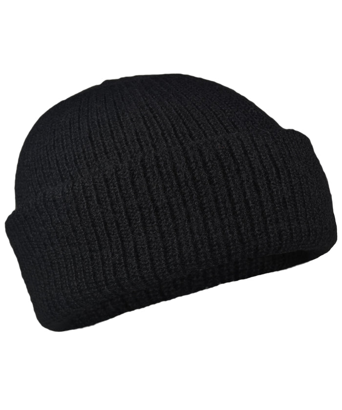 Women's Double Knit English Alpaca Hat-Apparel-Alpaca Direct-Black-Alpaca Direct