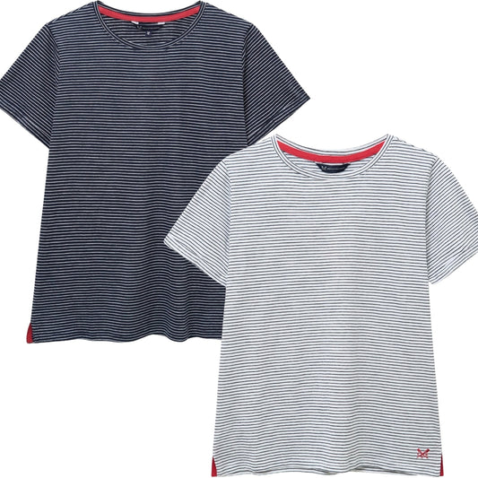 Crew Clothing Womens Perfect Stripe Short Sleeve T-Shirt