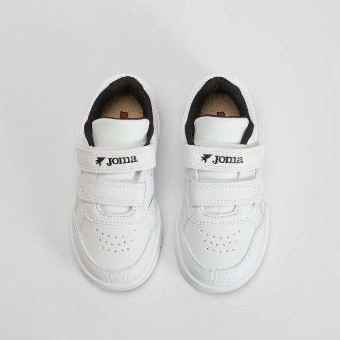 Zapatilla Buddy JR velcro blanca JOMA