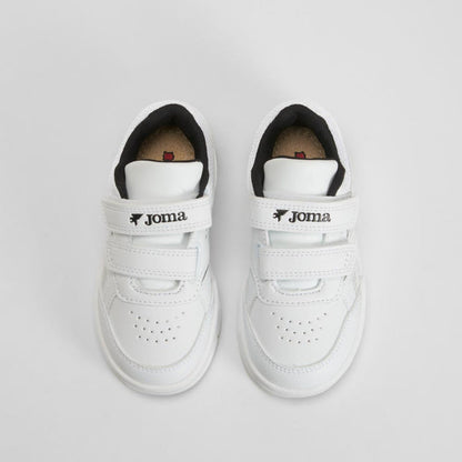 Zapatilla Buddy JR velcro blanca JOMA