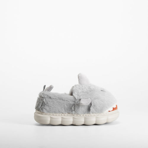 Zapatilla casa tiburón gris OLYNE