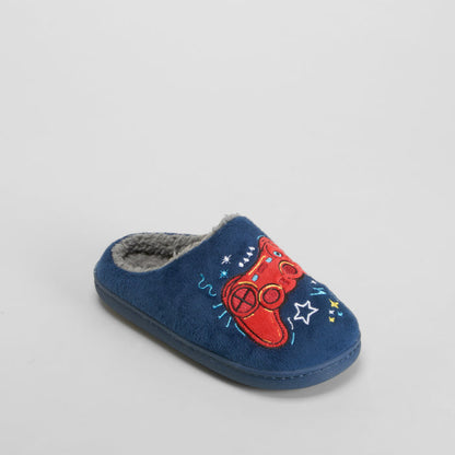Zapatilla casa videojuegos azul OLYNE