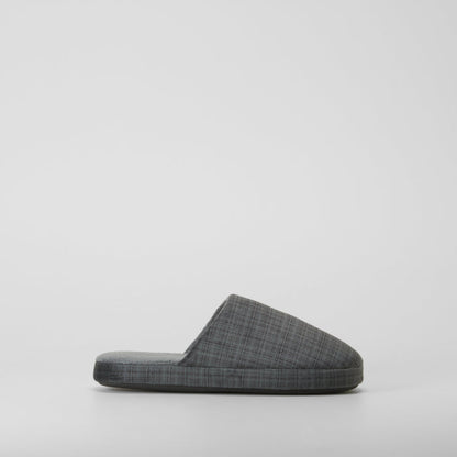 Zapatilla de casa destalonada textura gris OLYNE