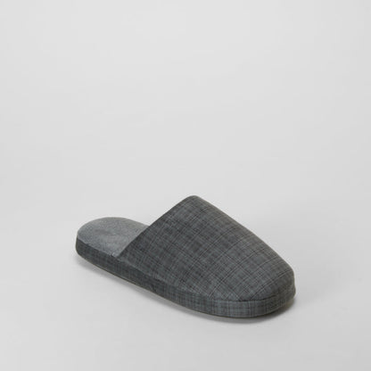 Zapatilla de casa destalonada textura gris OLYNE