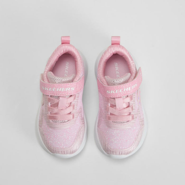 Zapatilla deportiva wave bebé rosa SKECHERS