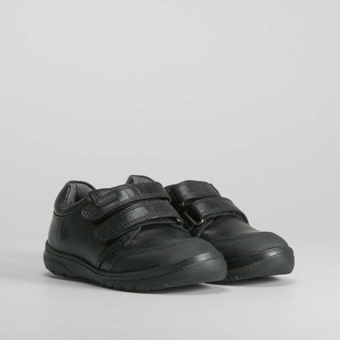 Zapato colegial piel velcro GARVALIN