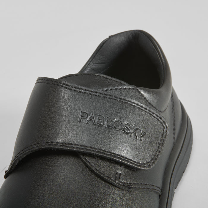 Zapato colegial respetuoso piel negro PABLOSKY