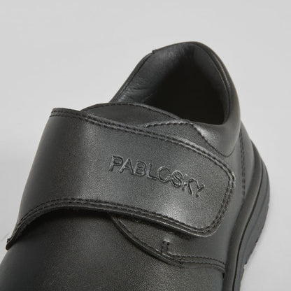 Zapato colegial respetuoso piel negro PABLOSKY